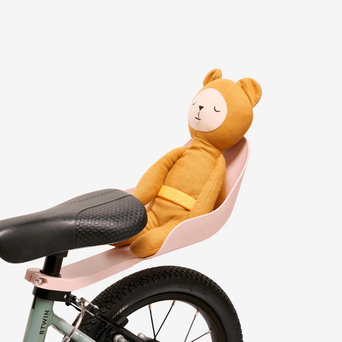 Sillita Peluche Rosa Bicicleta Infantil - Image 3