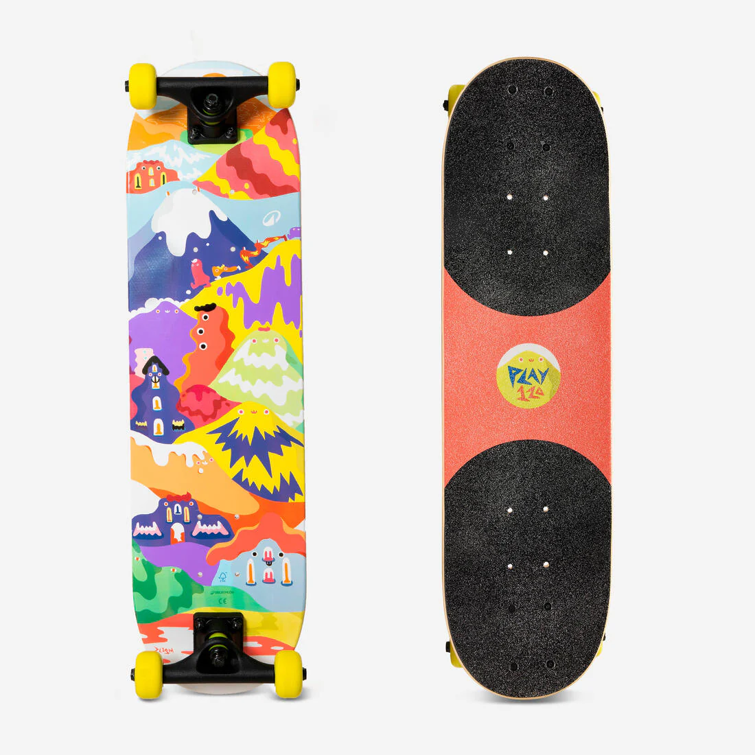 Skateboard para niños de 3 a 7 años Play 120 HAPPY MOUNTAINS