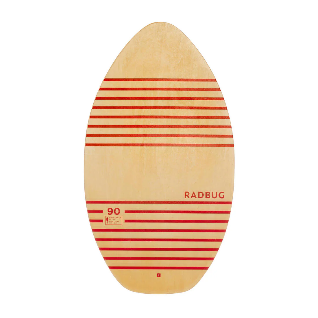 Skimboard 100 Niños Madera - Image 2