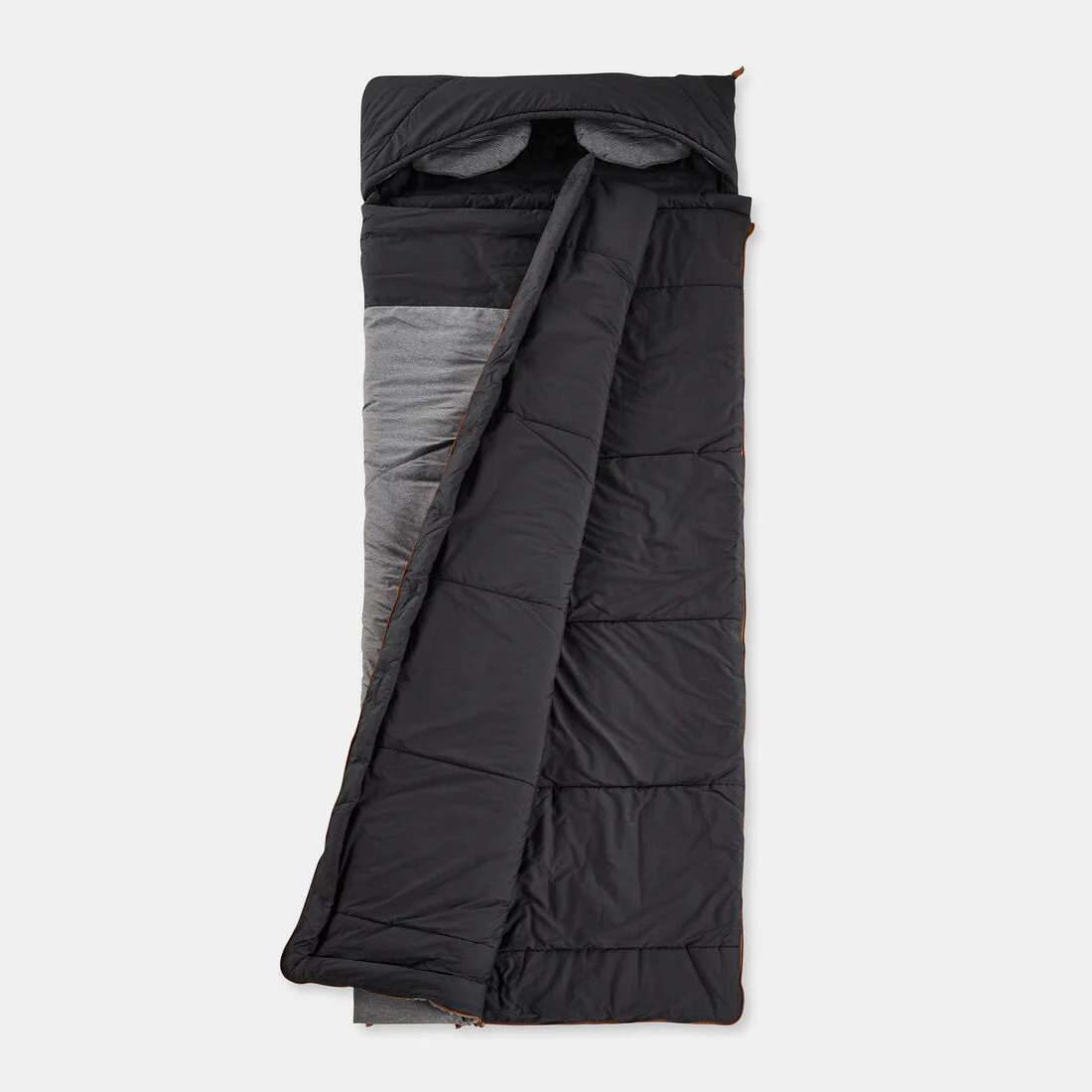 Sleeping bag de camping hasta 0° de algodón Arpenaz
