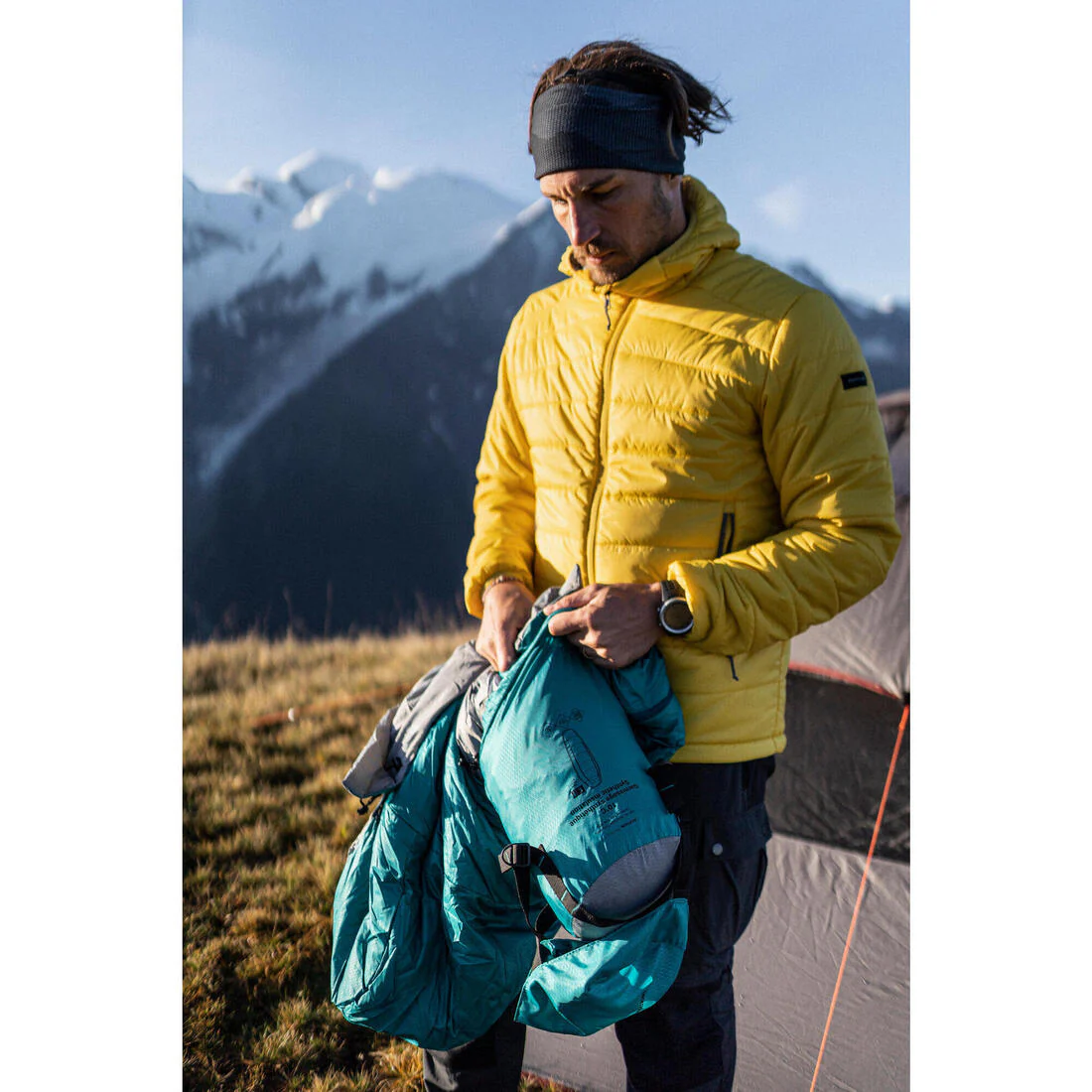 Sleeping bag de trekking de poliéster MT500 10 °C - Image 12