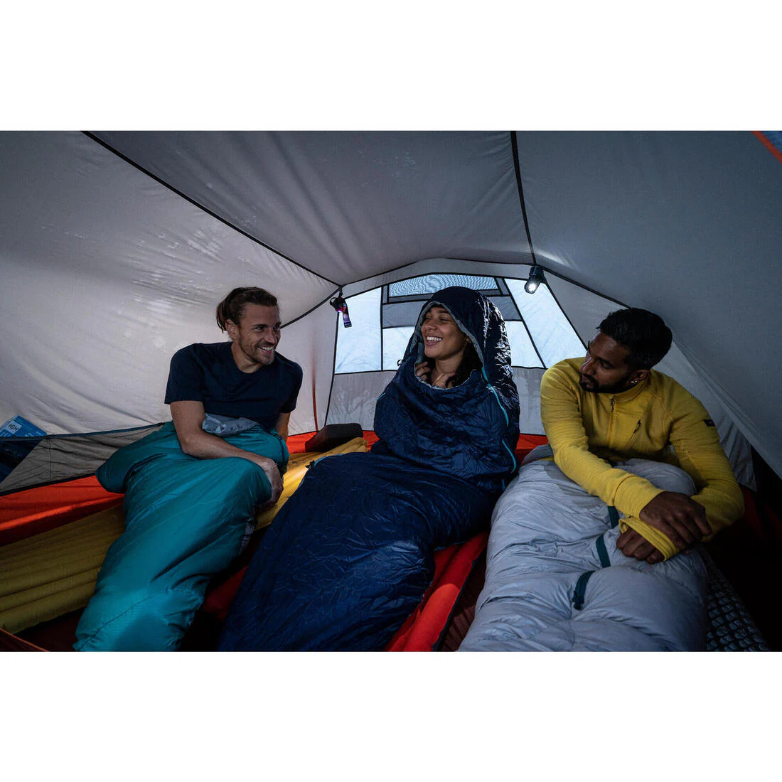 Sleeping bag de trekking de poliéster MT500 15 °C - Image 10