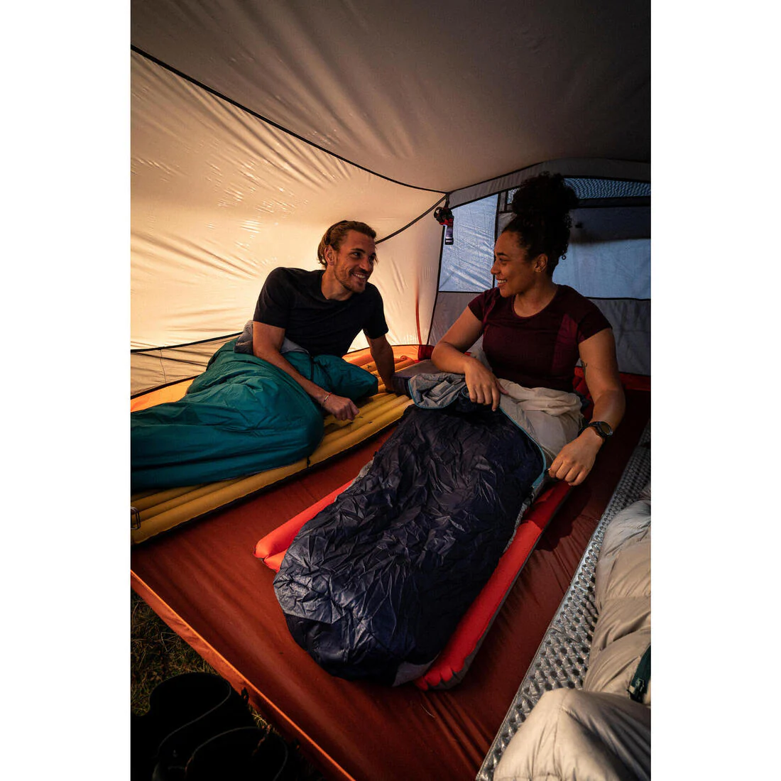 Sleeping bag de trekking de poliéster MT500 15 °C - Image 12