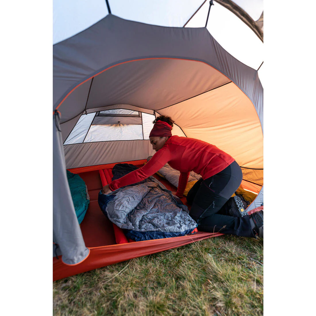 Sleeping bag de trekking de poliéster MT500 15 °C - Image 13