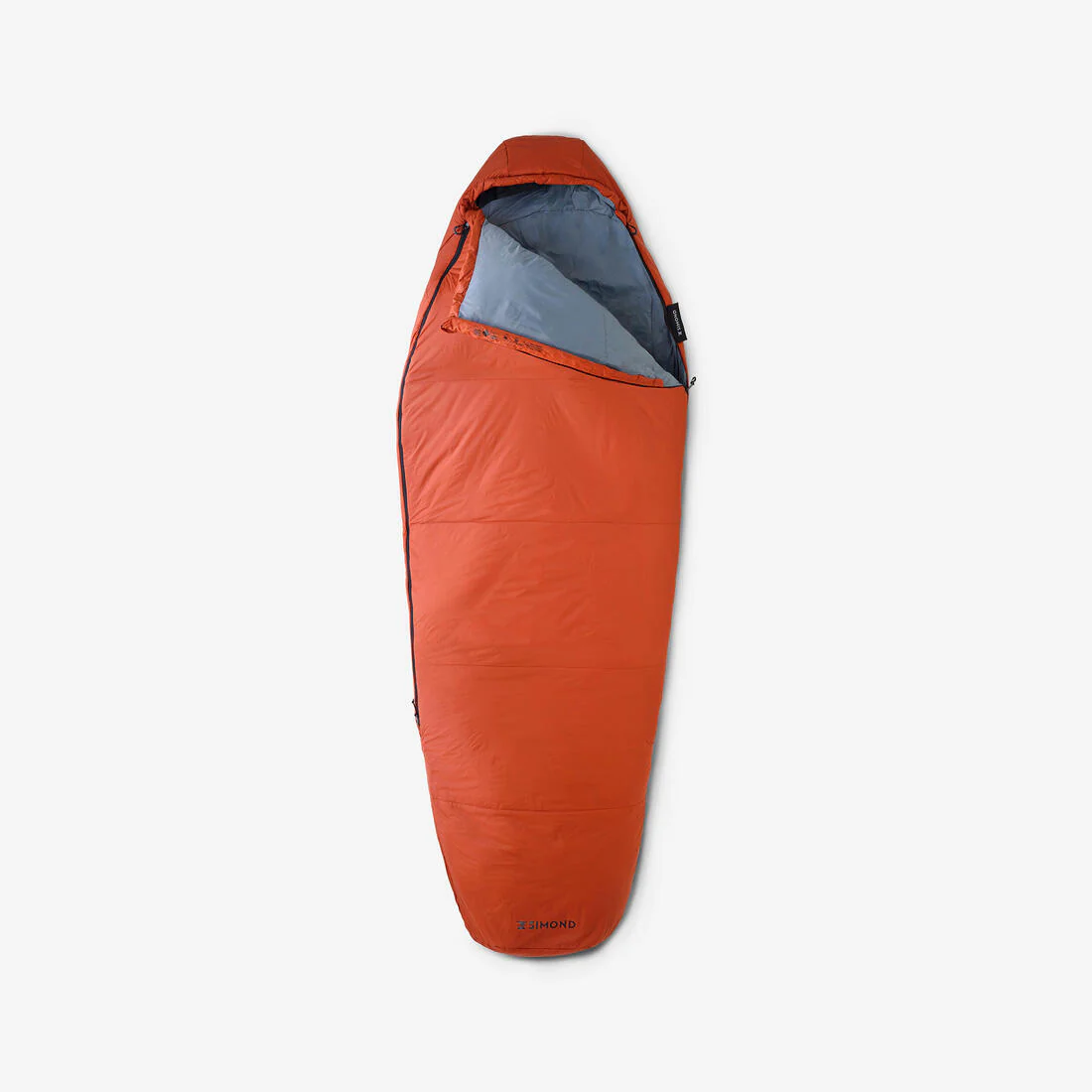 Sleeping bag de trekking sintético, acoplable y compacto para 10 °C MT500