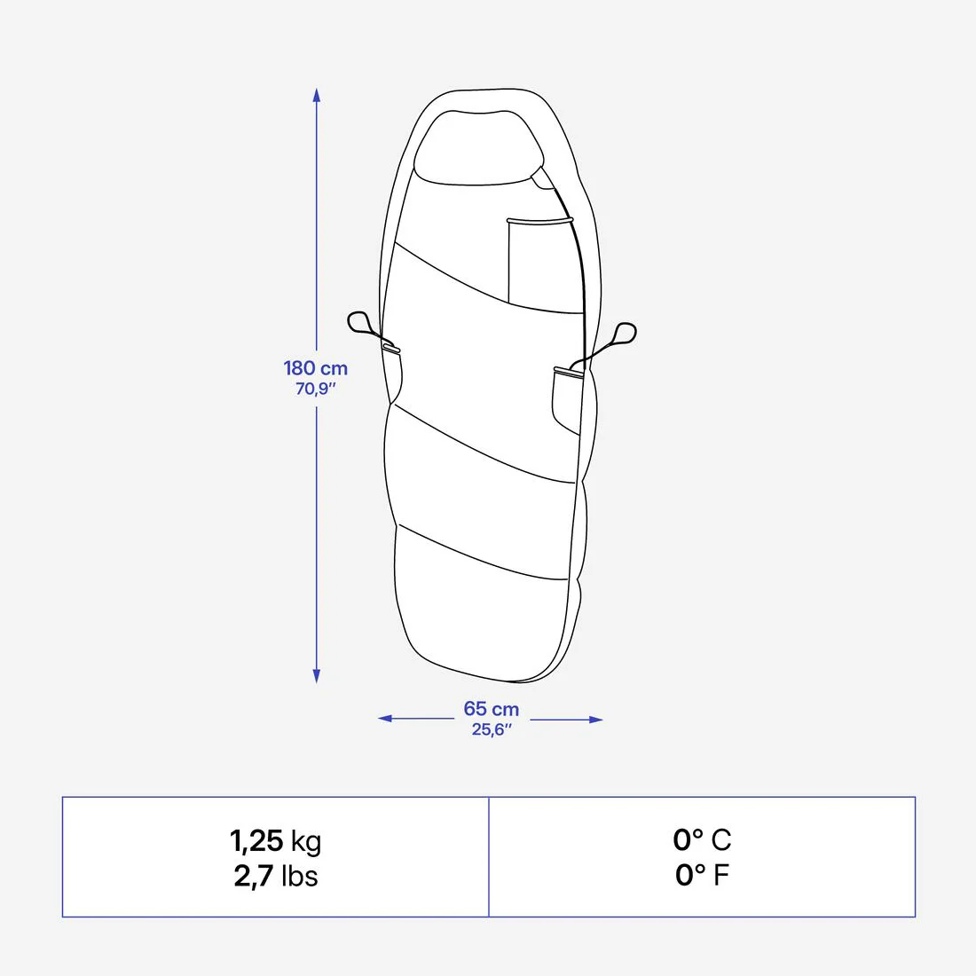 SLEEPING BAG PARA NIÑOS MH500 0 °C - Image 8