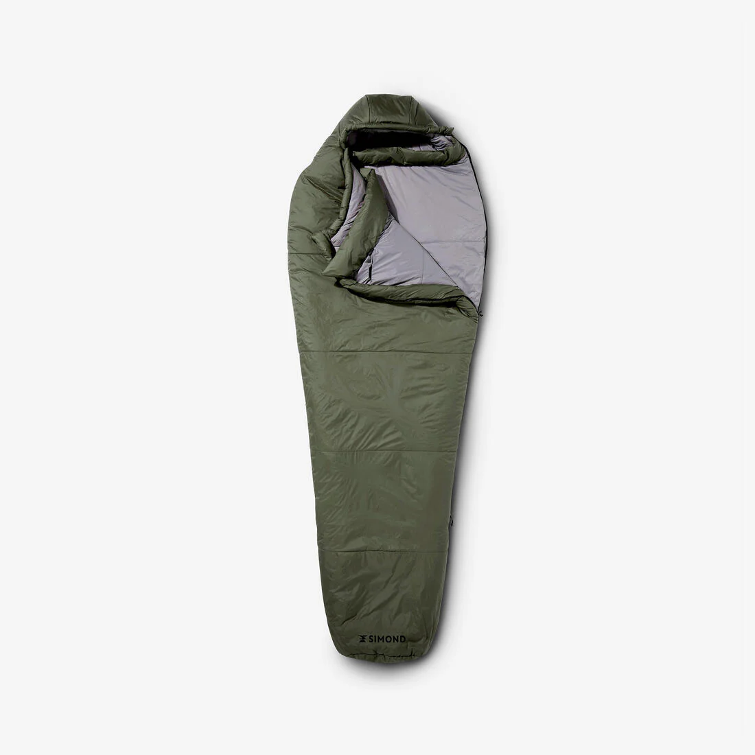 Sleeping bag sintético para trekking caqui MT500 0 °C - Image 6