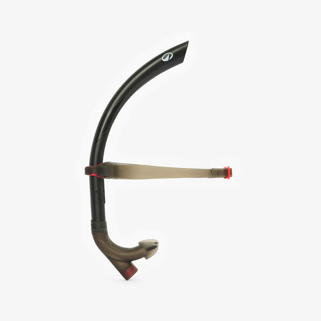 Snorkel frontal de natación negro con rojo M/G - Image 4