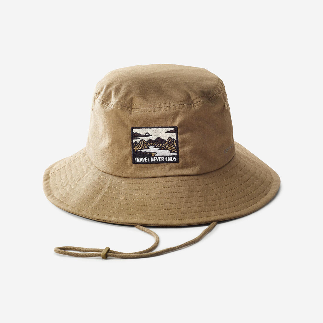 Sombrero de trekking anti-UV azul para hombre Travel 100 - Image 2
