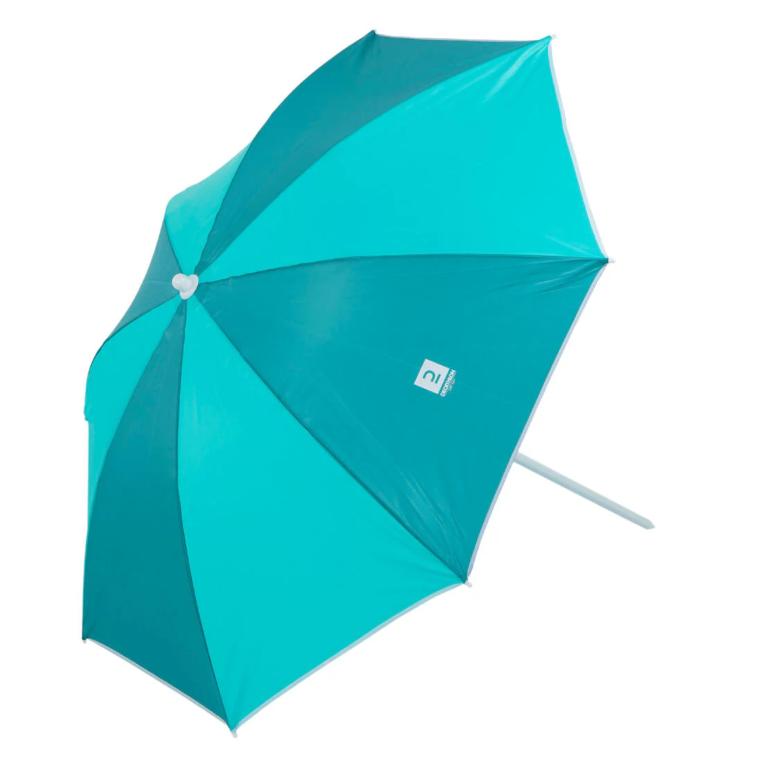 Sombrilla de playa con UPF 50+ azul con verde para 2 personas Paruv 160 - Image 2