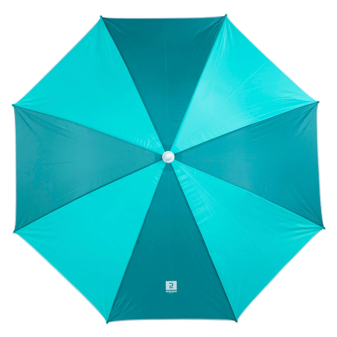 Sombrilla de playa con UPF 50+ azul con verde para 2 personas Paruv 160 - Image 6