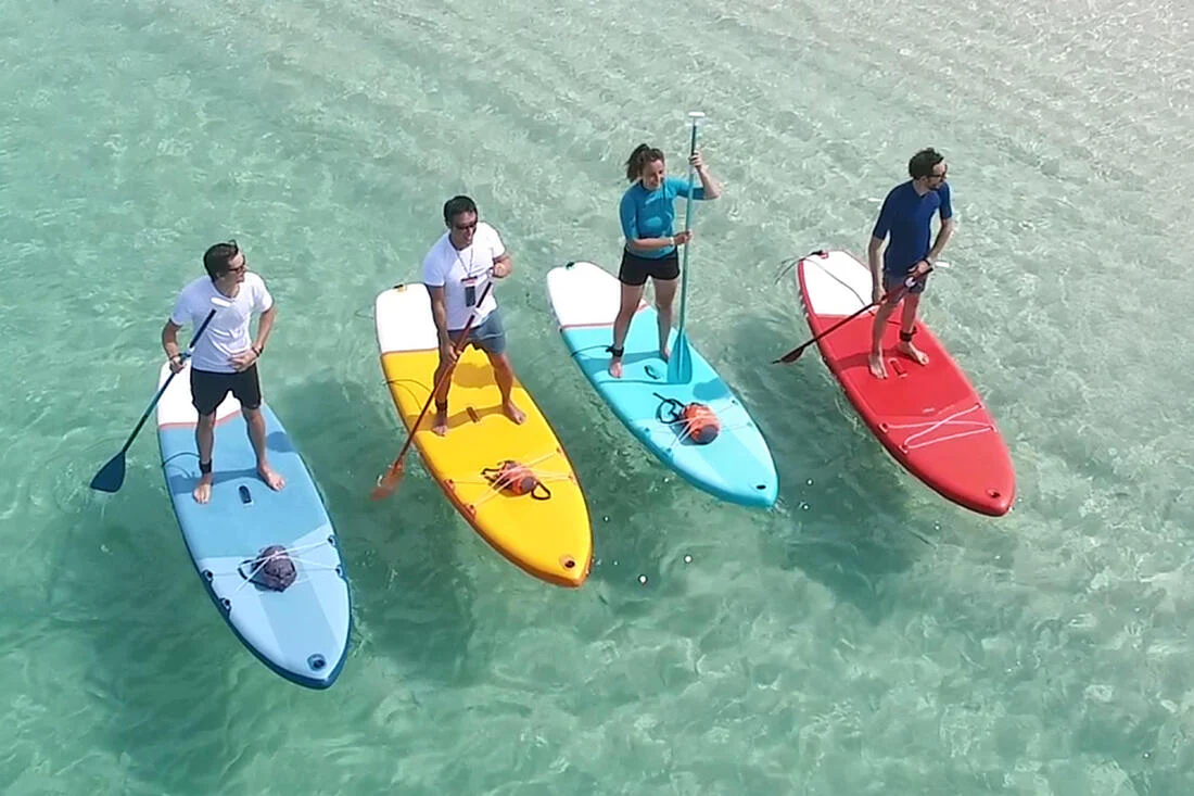 Stand Up Paddle Inflable Iniciación Azul 11 Pies - Image 4