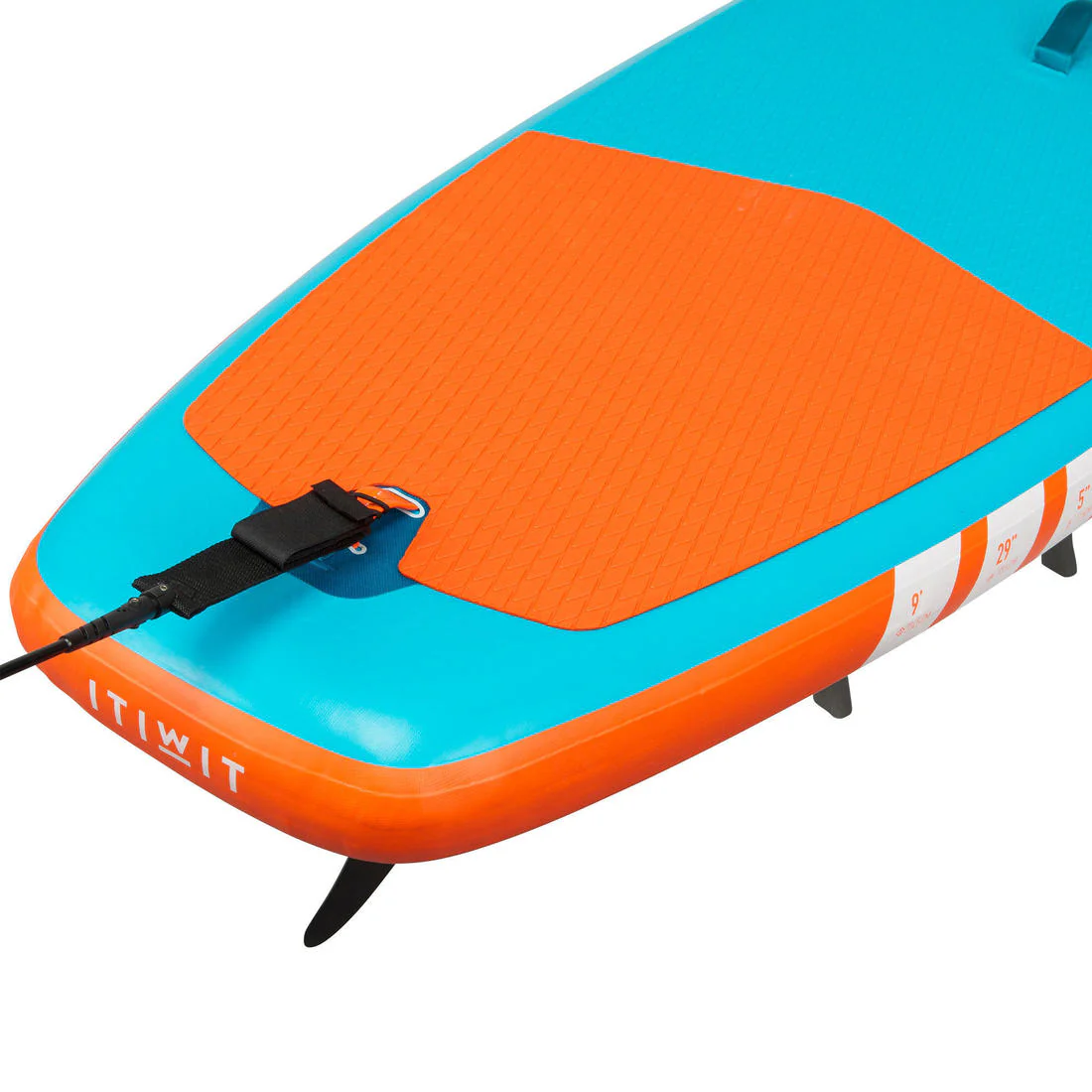 Stand Up Paddle Inflable Iniciación Azul/Naranja 9 Pies - Image 9