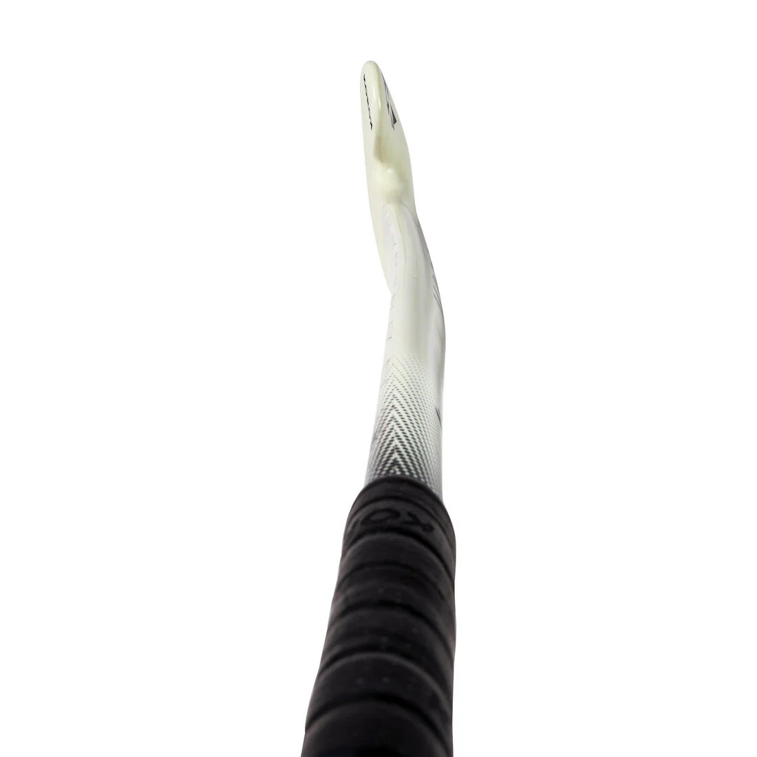 Stick de hockey sobre hierba adulto mid bow 30% carbono FH530 blanco negro - Image 11