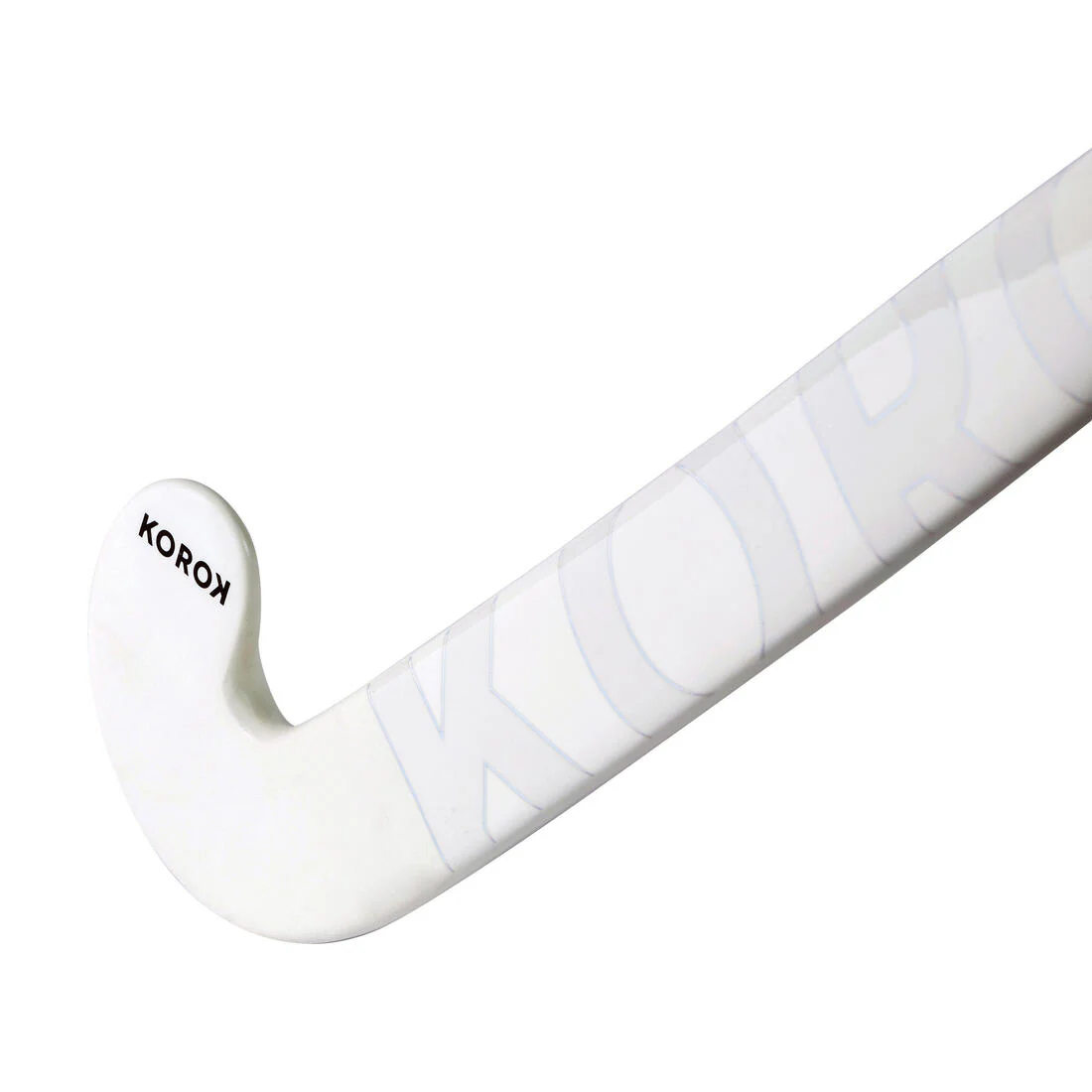 Stick de hockey sobre hierba adulto mid bow 30% carbono FH530 blanco negro - Image 3