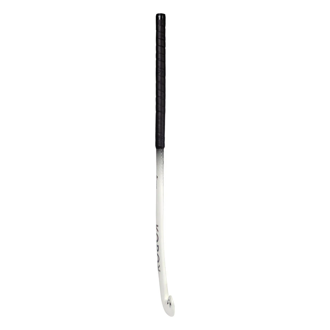 Stick de hockey sobre hierba adulto mid bow 30% carbono FH530 blanco negro - Image 7