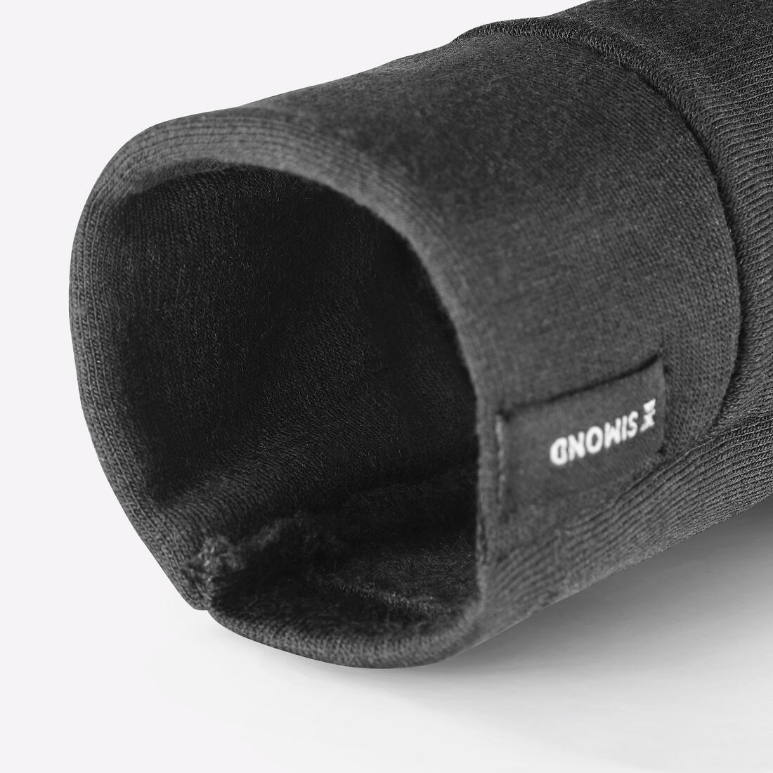 Subguantes de trekking de lana merina negros MT500 - Image 2