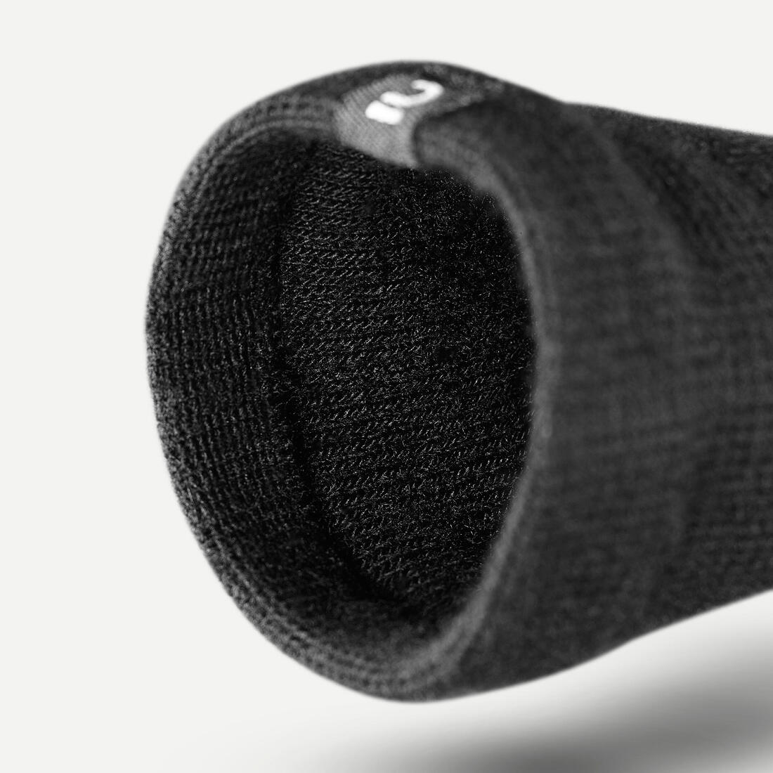 Subguantes de trekking sin costuras negros para adulto MT500 - Image 4