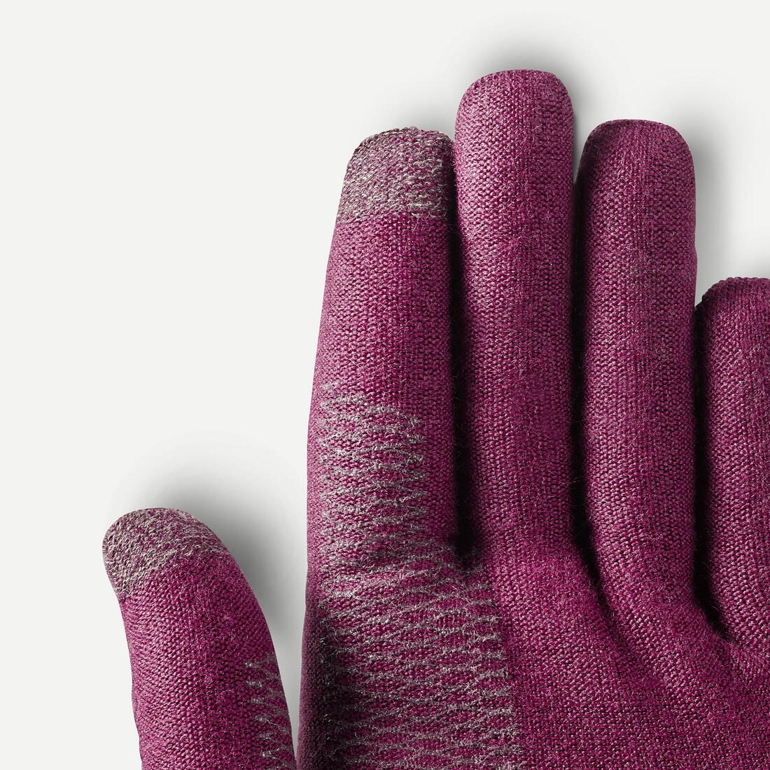 Subguantes de trekking sin costuras negros para adulto MT500 - Image 6