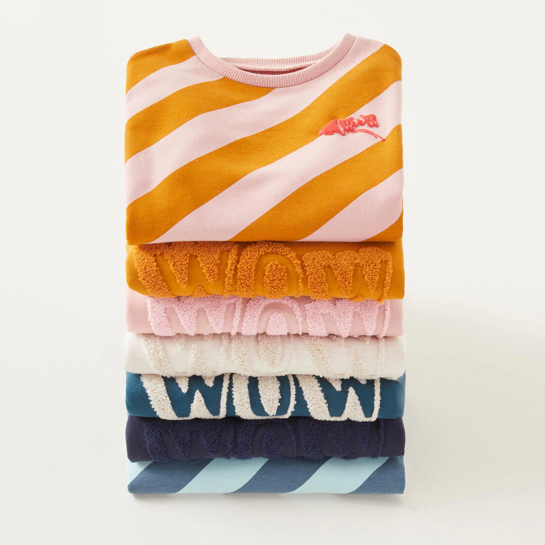 Sudadera básica con estampado beige para niños - Image 7