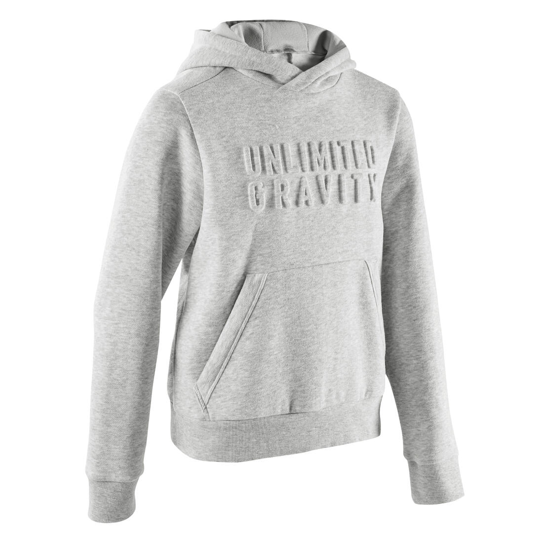 Sudadera Capucha Niños Gris Claro Algodón - Image 22