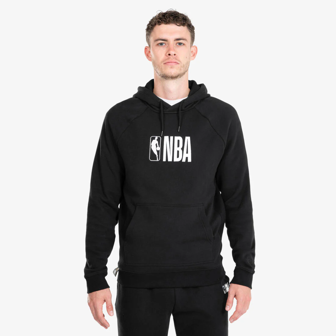 Sudadera de básquetbol con capucha negra unisex NBA 900 AD - Image 3
