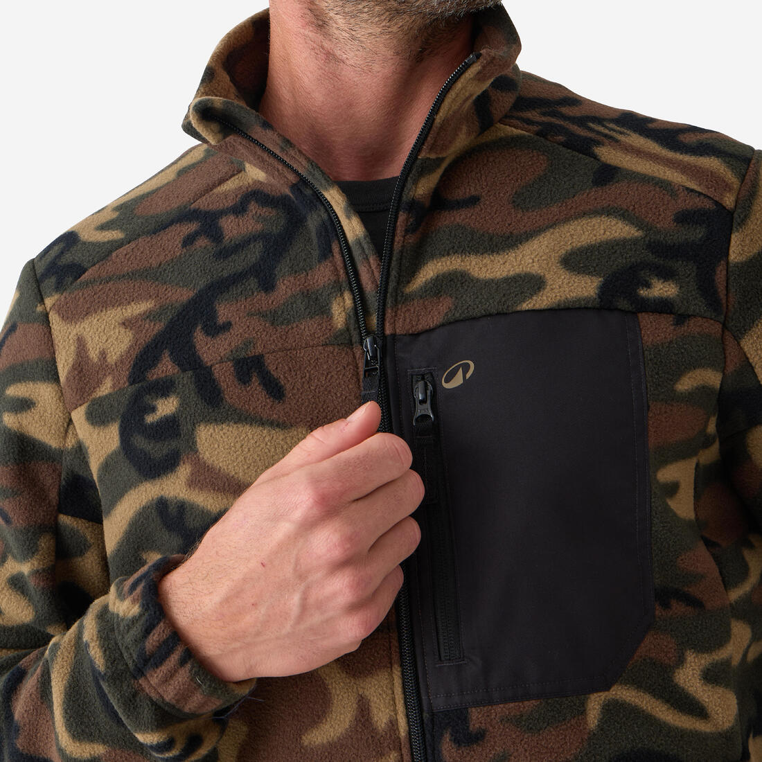 Sudadera de Caza de Tejido Polar Solognac 500 Adulto Reciclado - Image 16