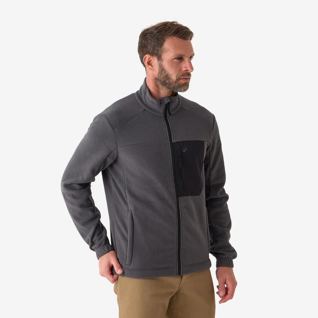 Sudadera de Caza de Tejido Polar Solognac 500 Adulto Reciclado - Image 4