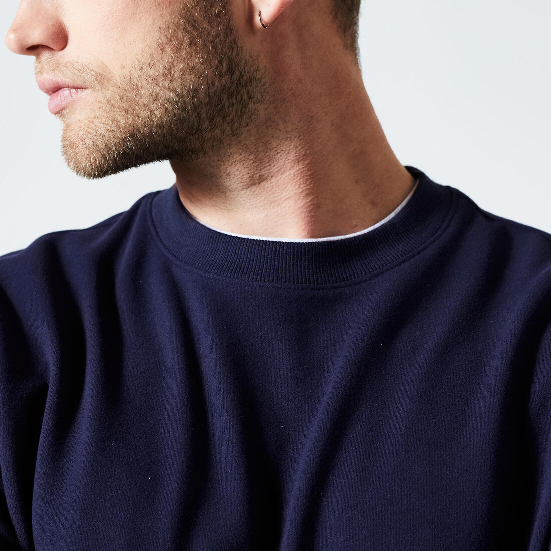 Sudadera de fitness azul oscuro para hombre 100 - Image 9
