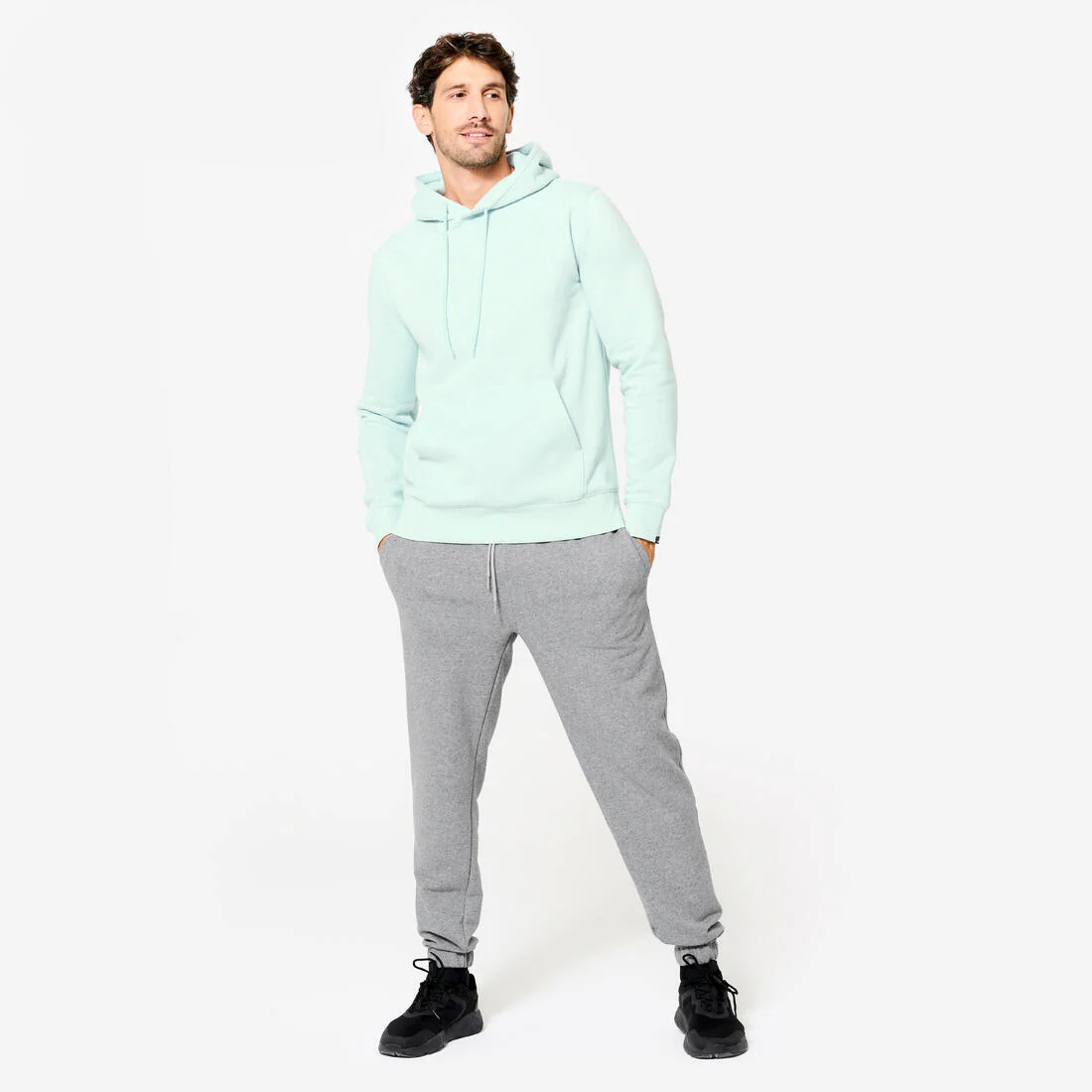 Sudadera de fitness cálida de muletón para hombre - Image 4