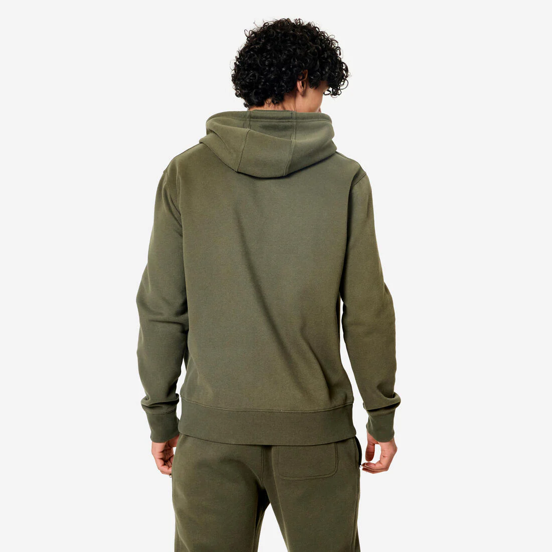 Sudadera de fitness con cierre y capucha azul oscuro para hombre 500 Essential - Image 7