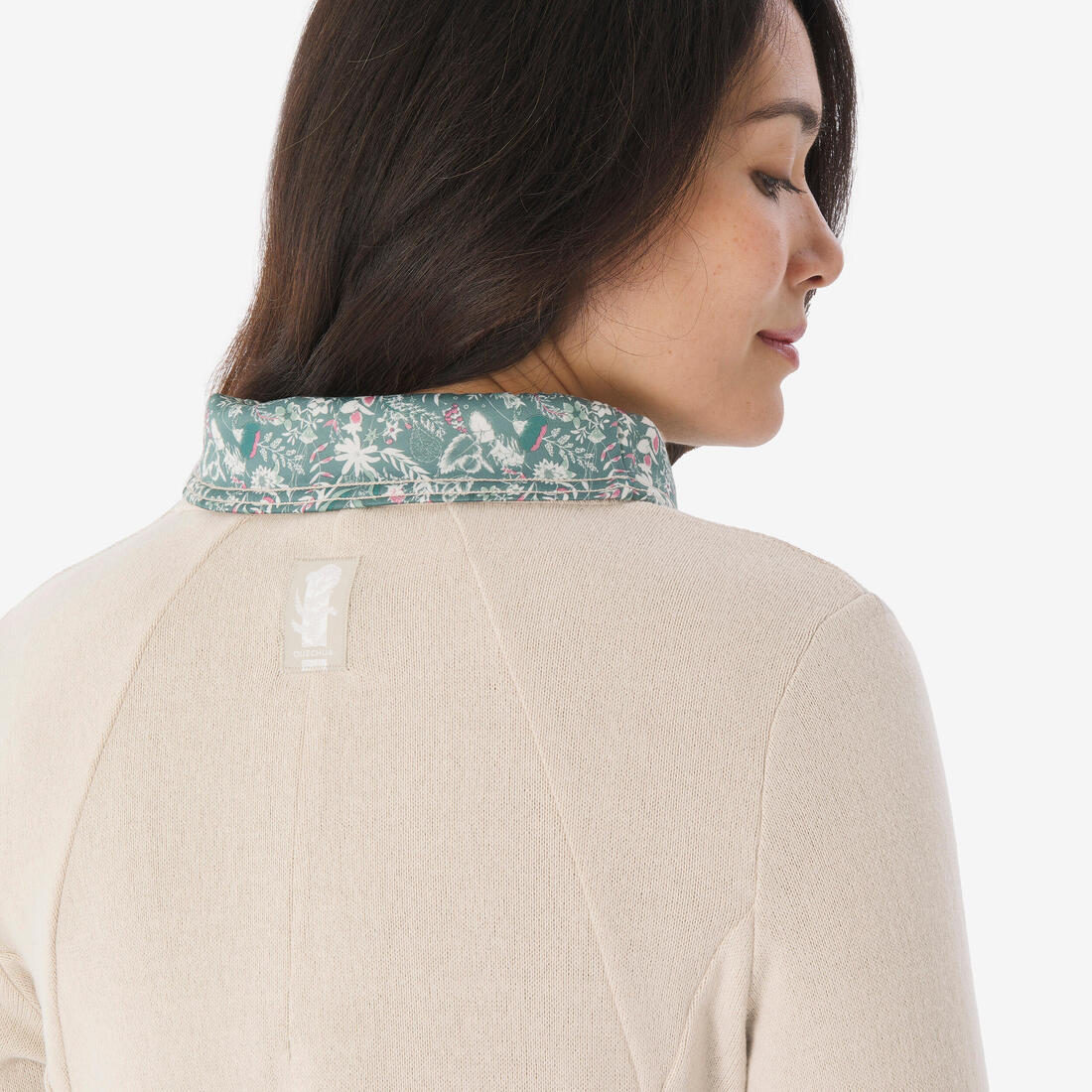 Sudadera de senderismo beige para mujer NH100 - Image 15