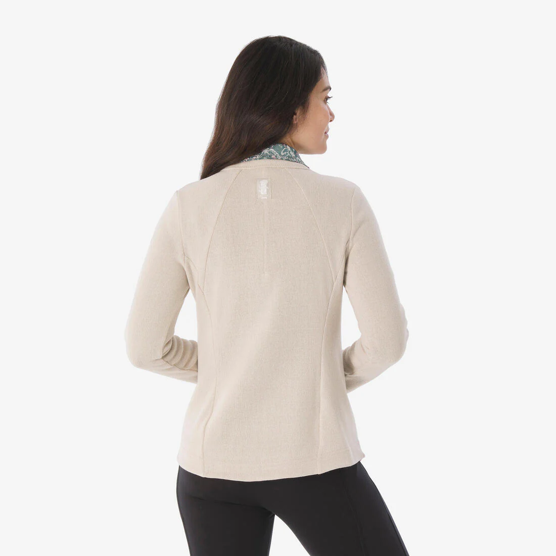 Sudadera de senderismo beige para mujer NH100 - Image 5