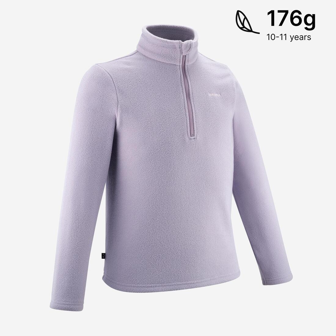 Sudadera de senderismo de forro polar roja para niños de 7 a 15 años MH100 - Image 21
