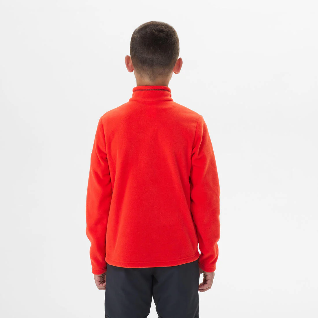 Sudadera de senderismo de forro polar roja para niños de 7 a 15 años MH100 - Image 29