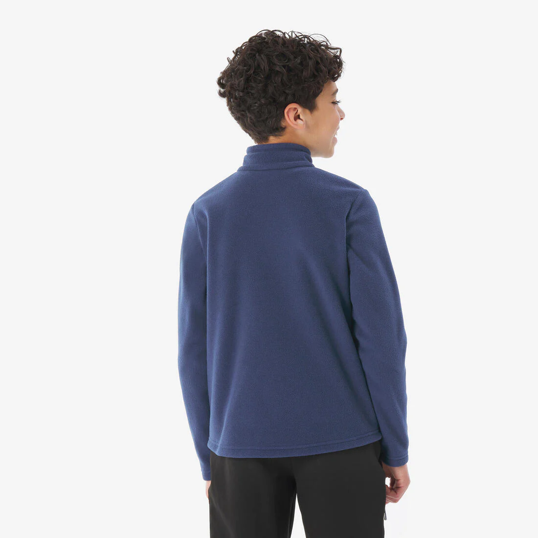 Sudadera de senderismo de forro polar roja para niños de 7 a 15 años MH100 - Image 7