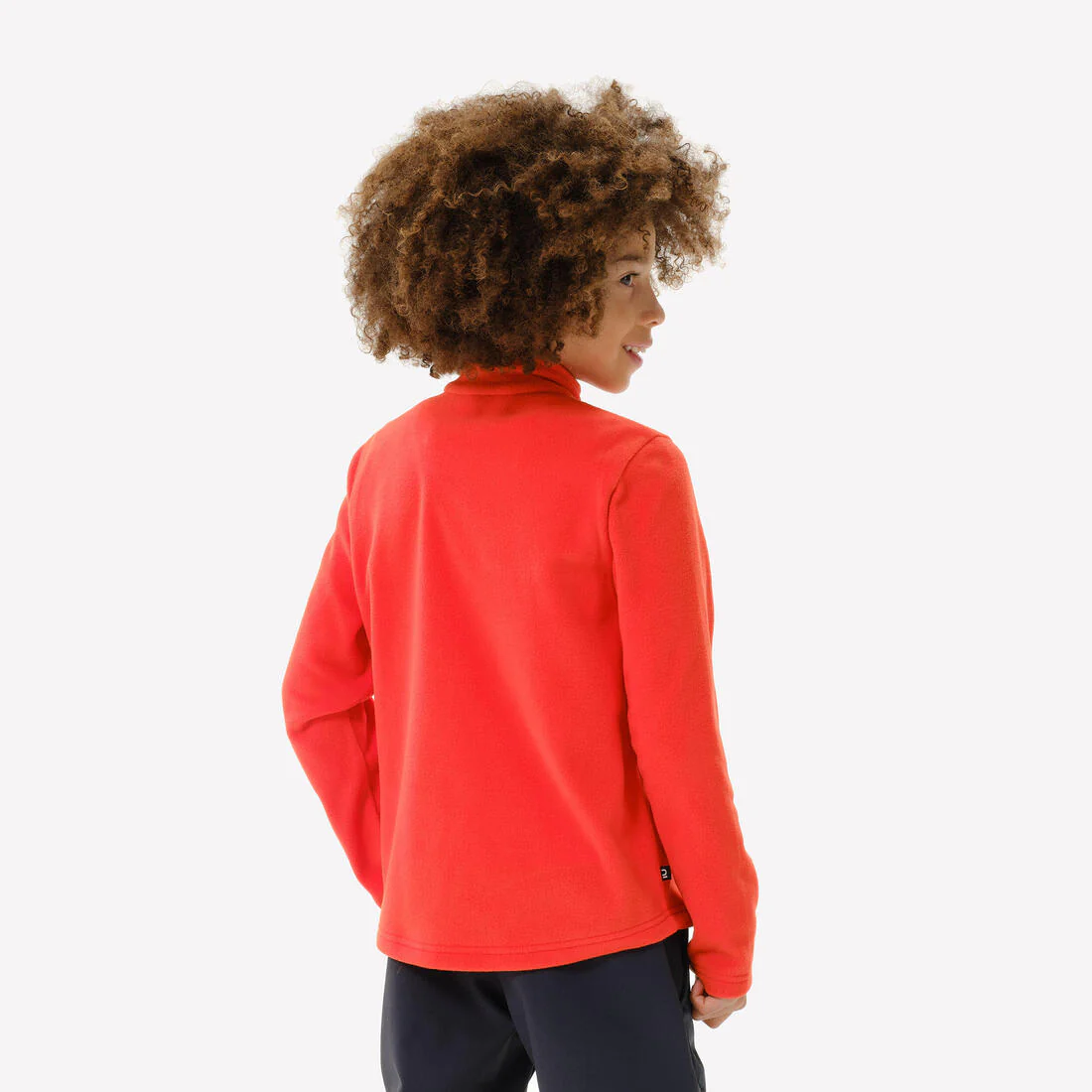 Sudadera de senderismo de forro polar roja para niños de 7 a 15 años MH100 - Image 8
