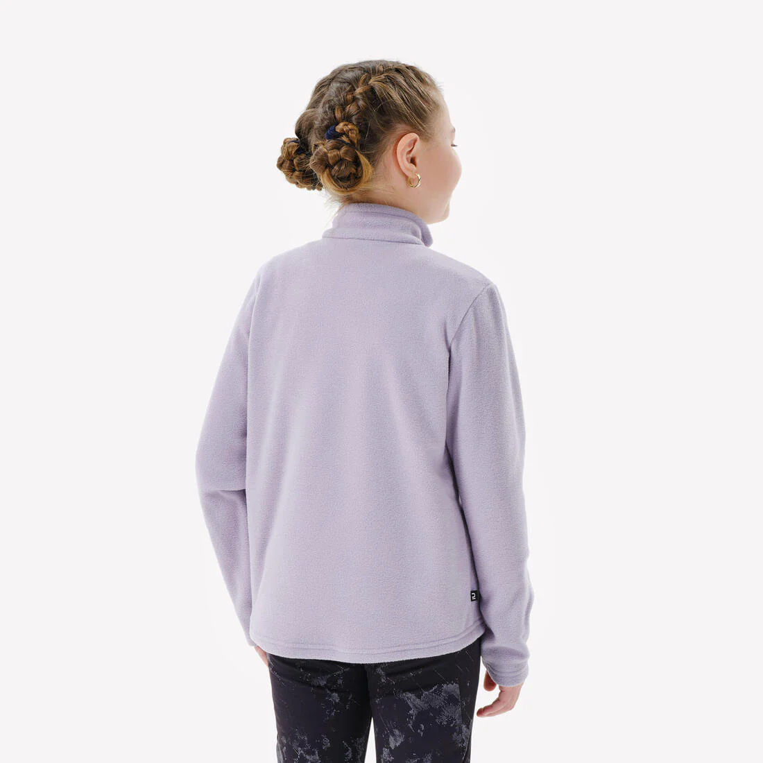 Sudadera de senderismo de forro polar roja para niños de 7 a 15 años MH100 - Image 9