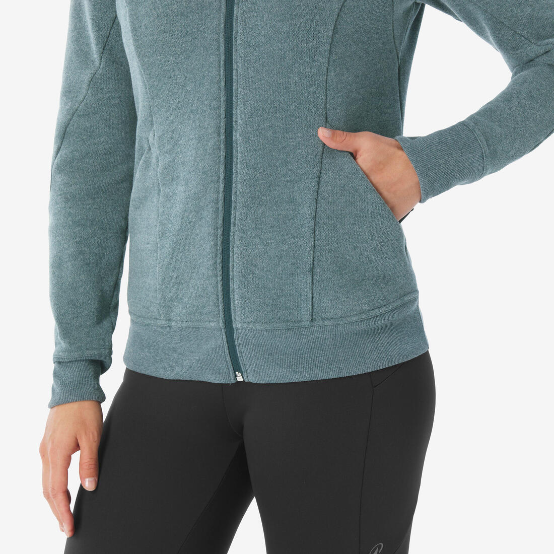 Sudadera de senderismo transpirable para mujer NH500 - Image 10