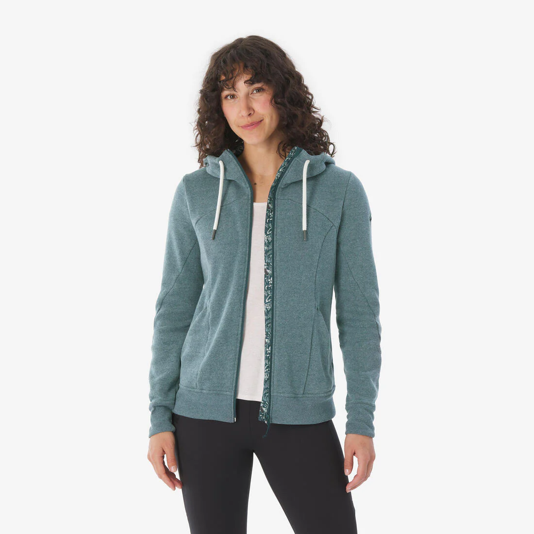 Sudadera de senderismo transpirable para mujer NH500 - Image 7