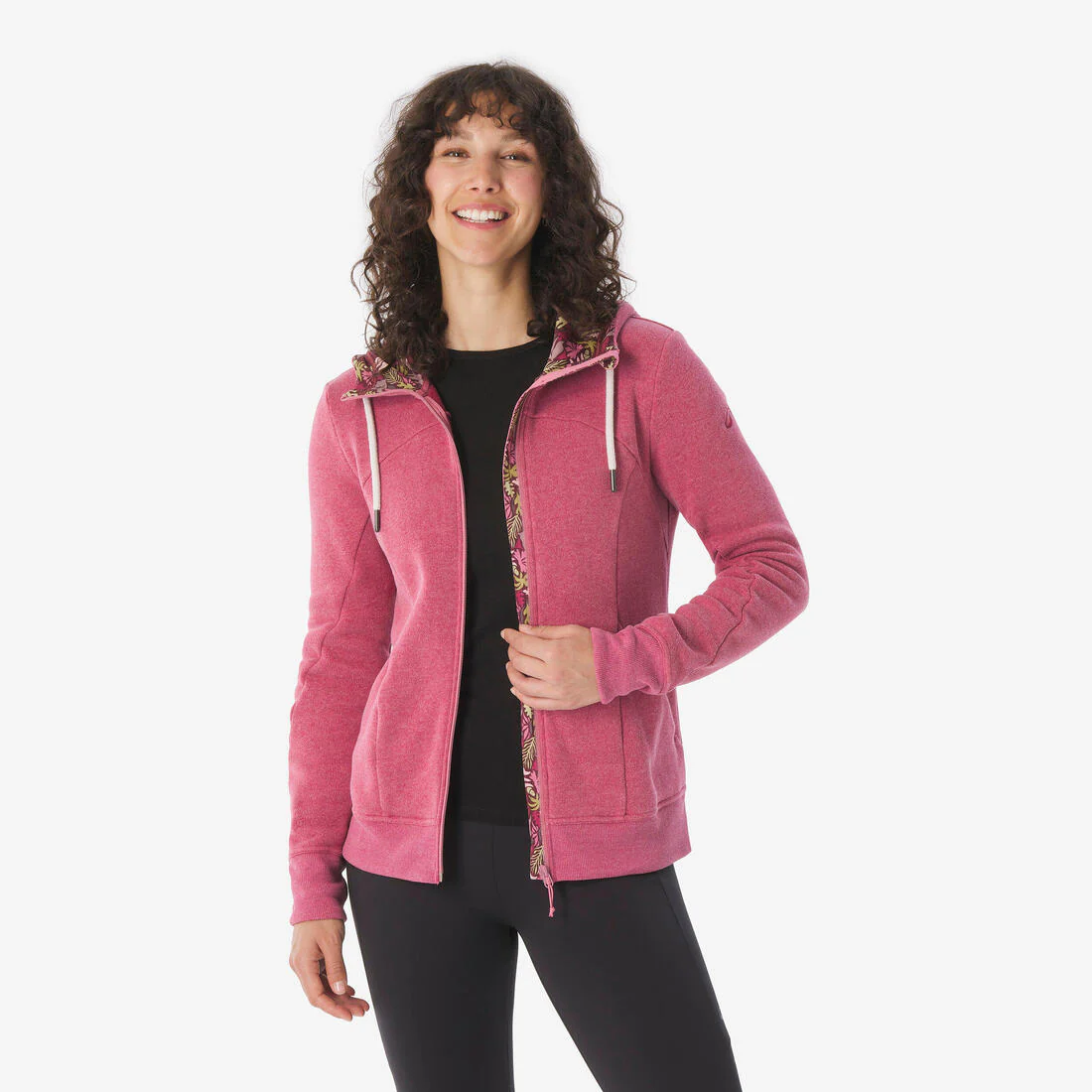 Sudadera de senderismo transpirable para mujer NH500 - Image 8