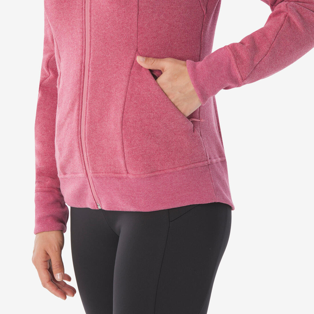 Sudadera de senderismo transpirable para mujer NH500 - Image 9