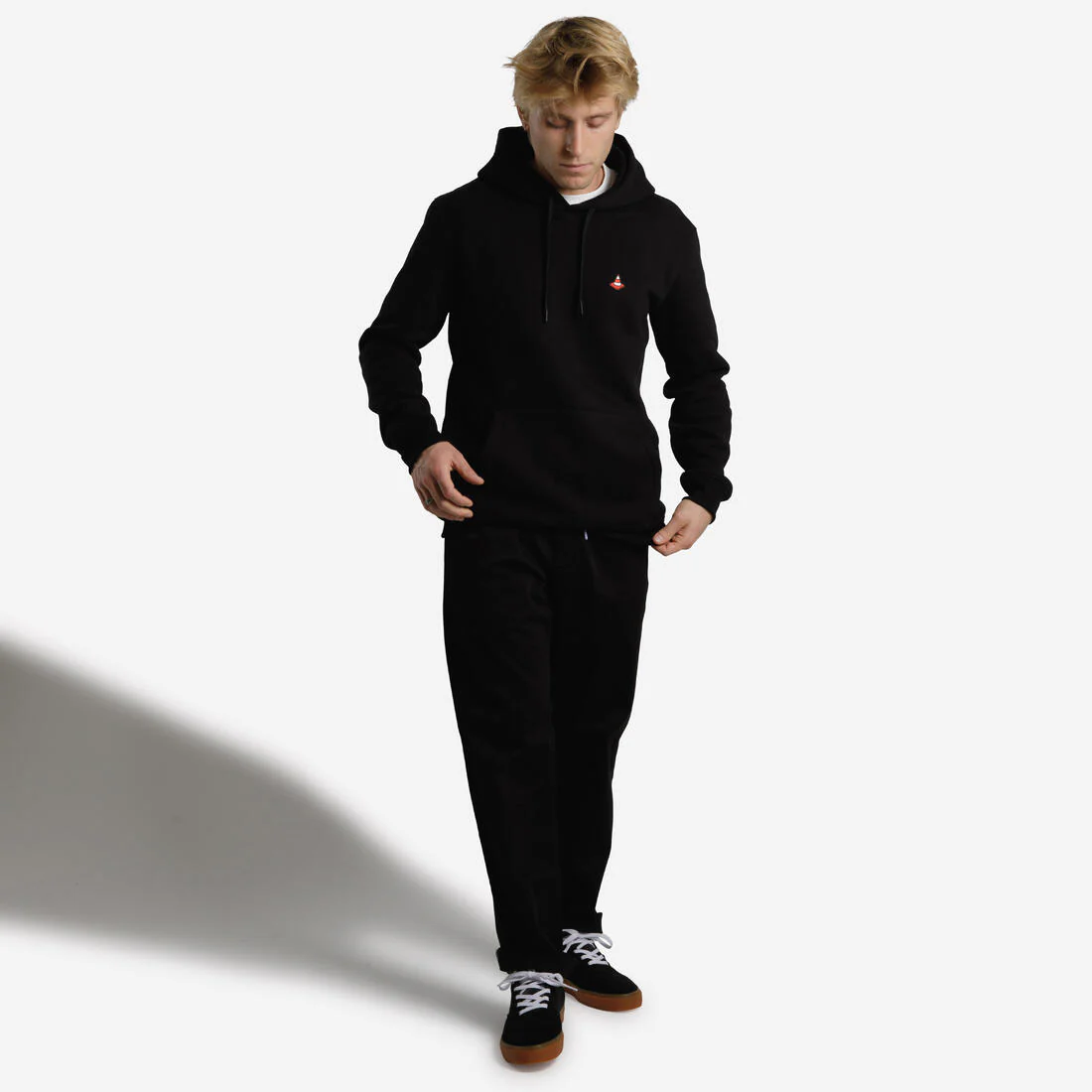Sudadera de skateboard negra HD500 Resistant - Image 2