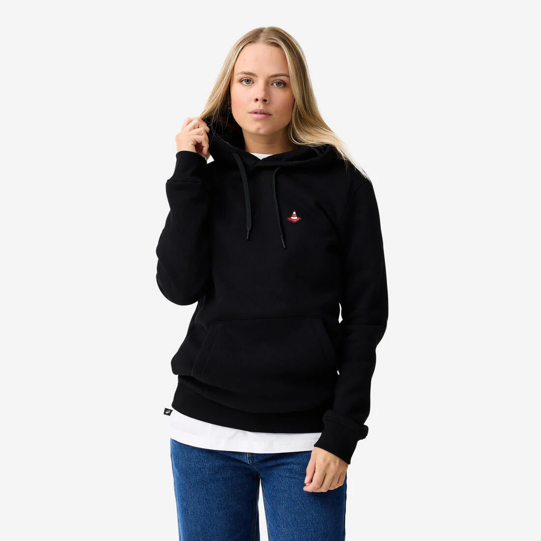 Sudadera de skateboard negra HD500 Resistant - Image 3