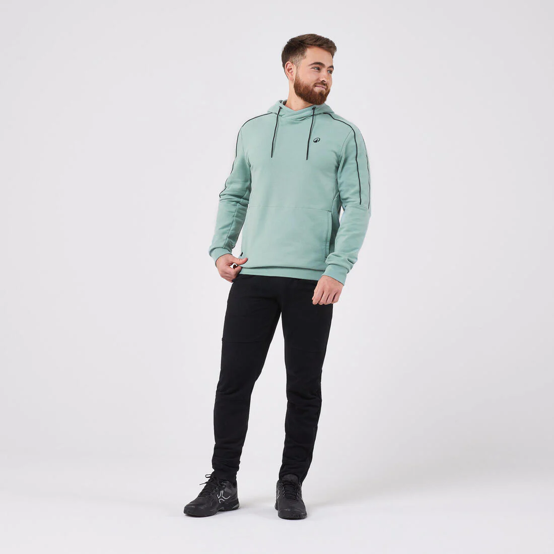 Sudadera de tenis con capucha arcilla para hombre Soft - Image 2