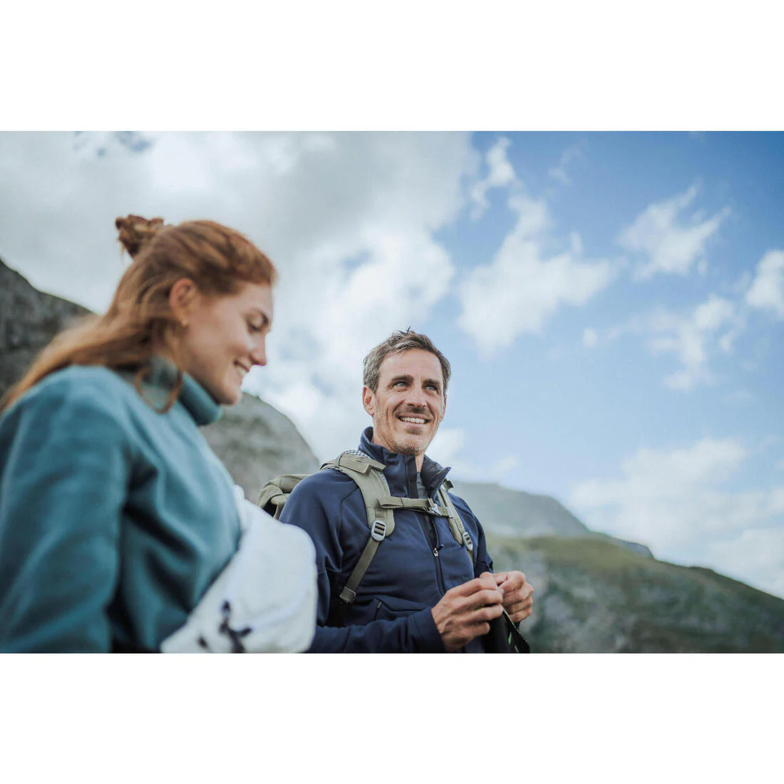 Sudadera ligera de tejido polar con capucha - Montaña y trekking - Mujer Quechua MH100 Hoodie - Image 9