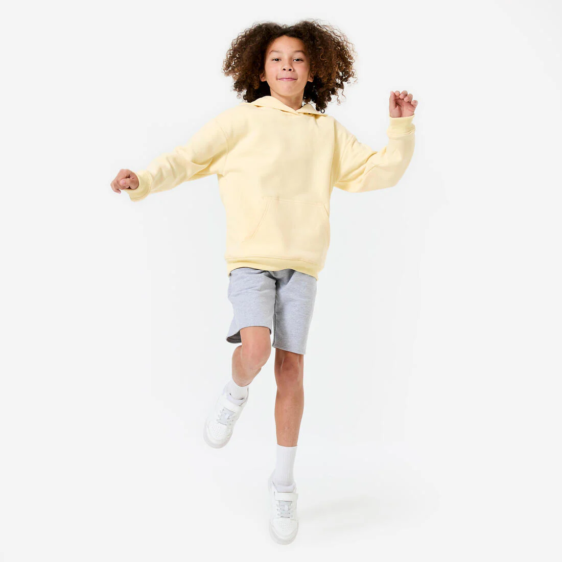 Sudadera Niños Amarillo Capucha Holgada - Image 3