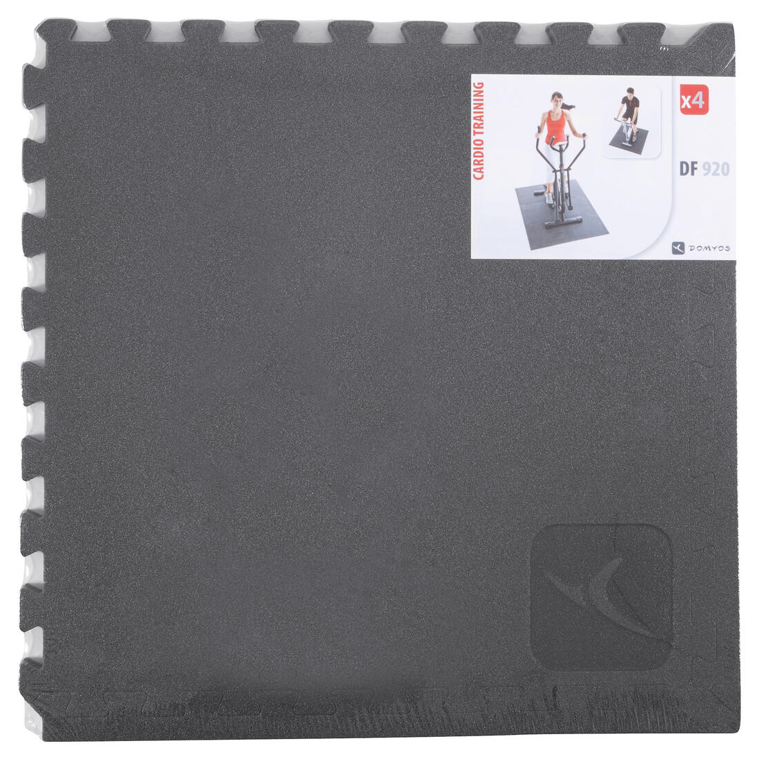 Suelo Losas Puzzle Gimnasio Domyos DF920 gris x4 - Image 2