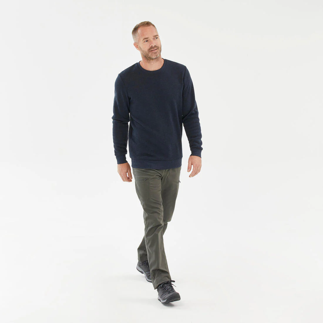 Suéter de senderismo con cuello redondo para hombre NH150 - Image 2