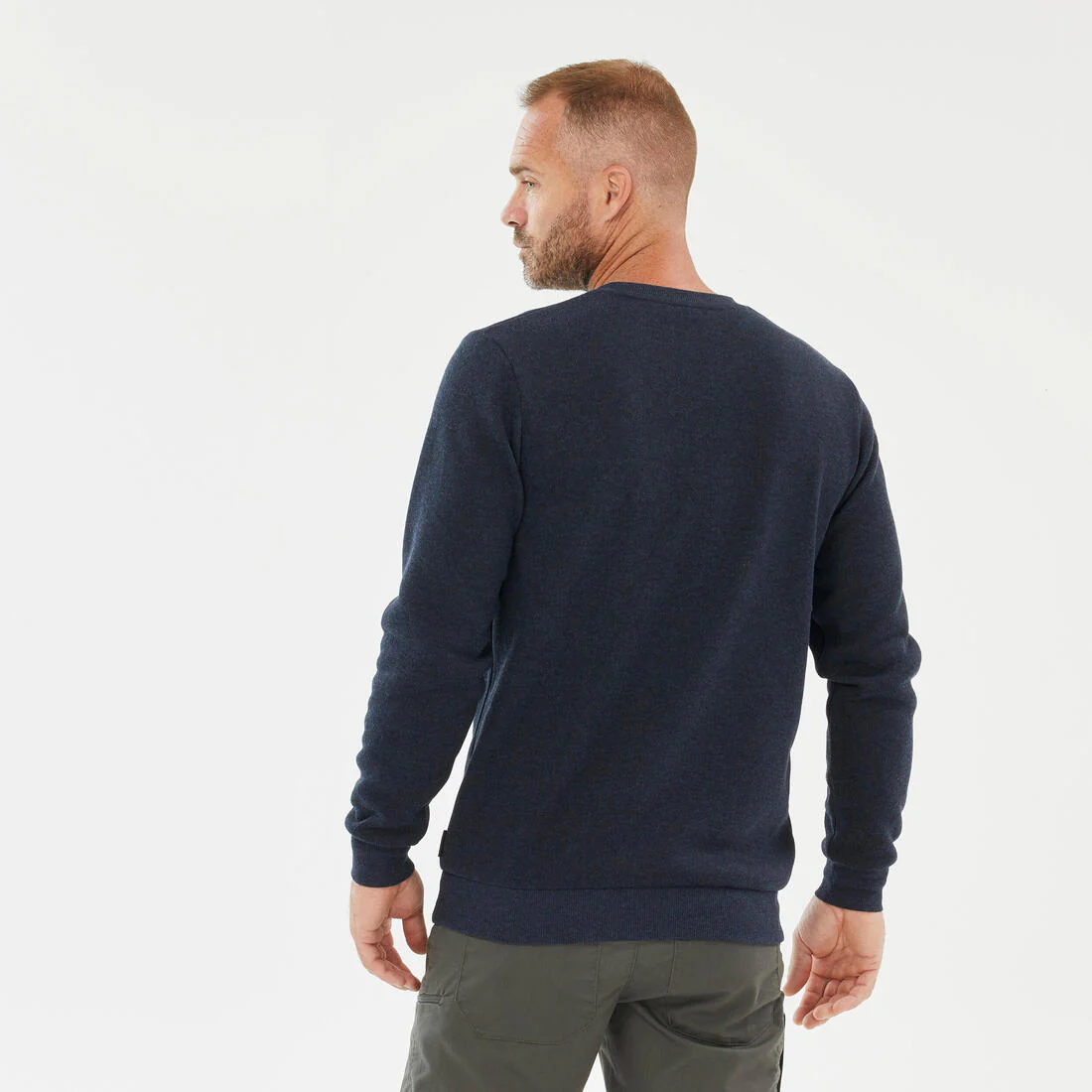 Suéter de senderismo con cuello redondo para hombre NH150 - Image 4